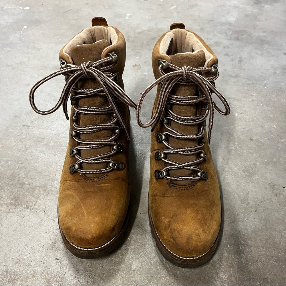 Kodiak Canada Women Fernie Wheat Hiking Leather Lace-up Boots size 8 NEW
